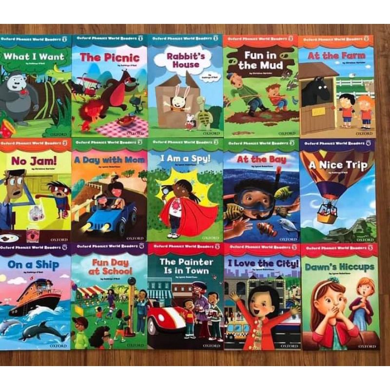 Oxford phonics readers 15 cuốn
