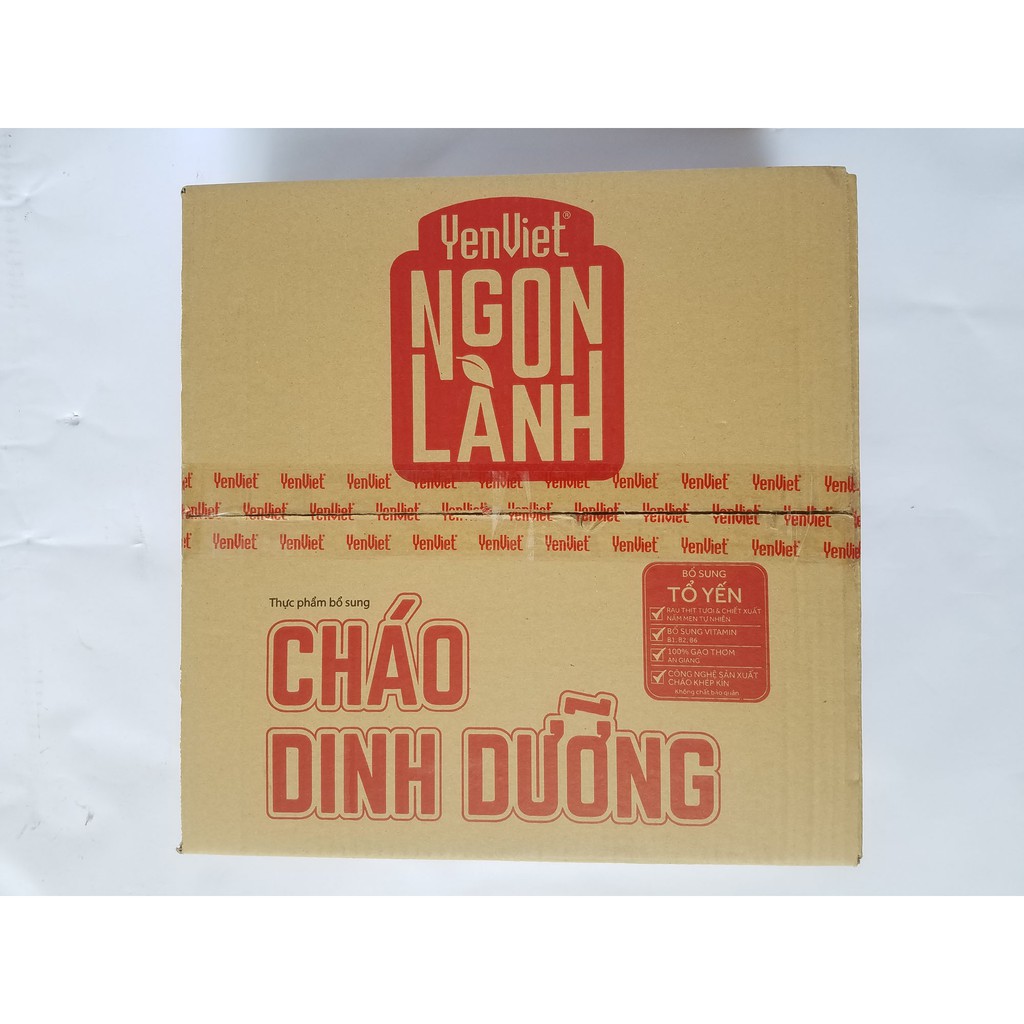 Thùng 30 gói cháo Ngon Lành Yến Việt vị Sườn Non 50g/ gói - 399