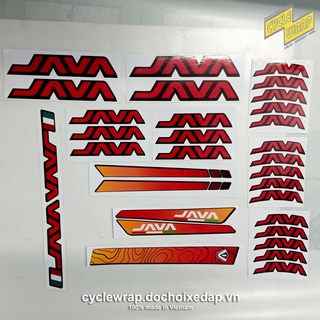 Tem decal dán sườn xe đạp gấp JAVA CL2 | JAVA Folding Decal | CycleWrap