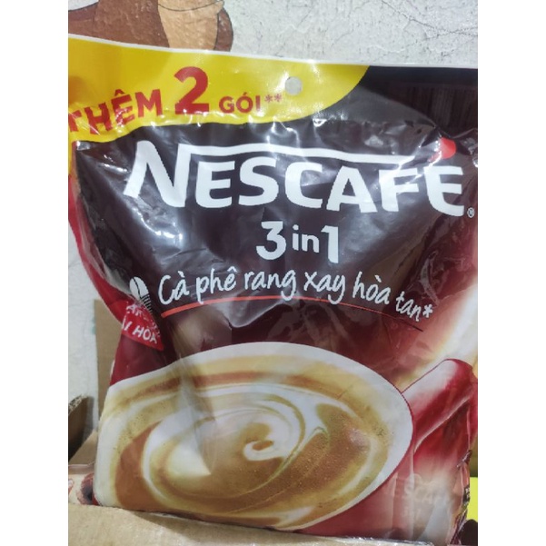 Cà phê hòa tan 3in1 Nescafe bịch 46/48 gói