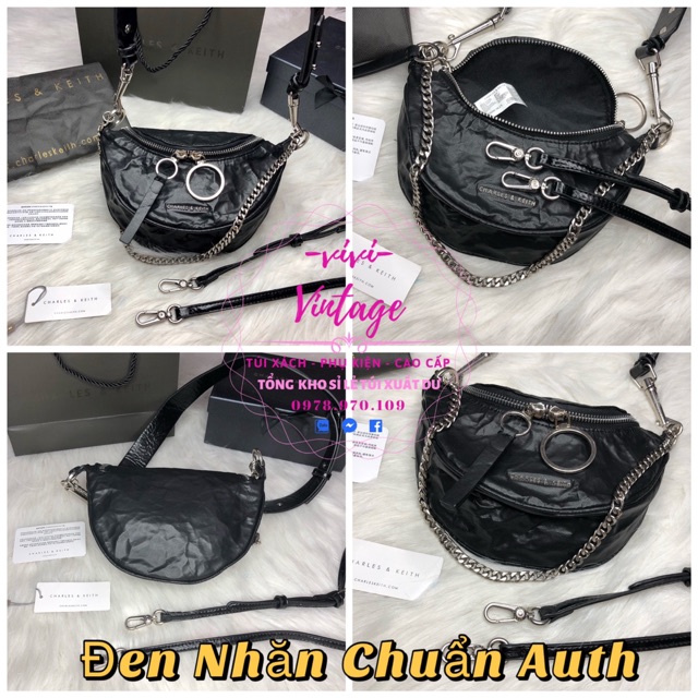 (Full Box + Túi Giấy ) Túi bao tử đeo chéo Cnk 3 dây khoá tròn - đeo được nhiều kiểu siêu hot | BigBuy360 - bigbuy360.vn