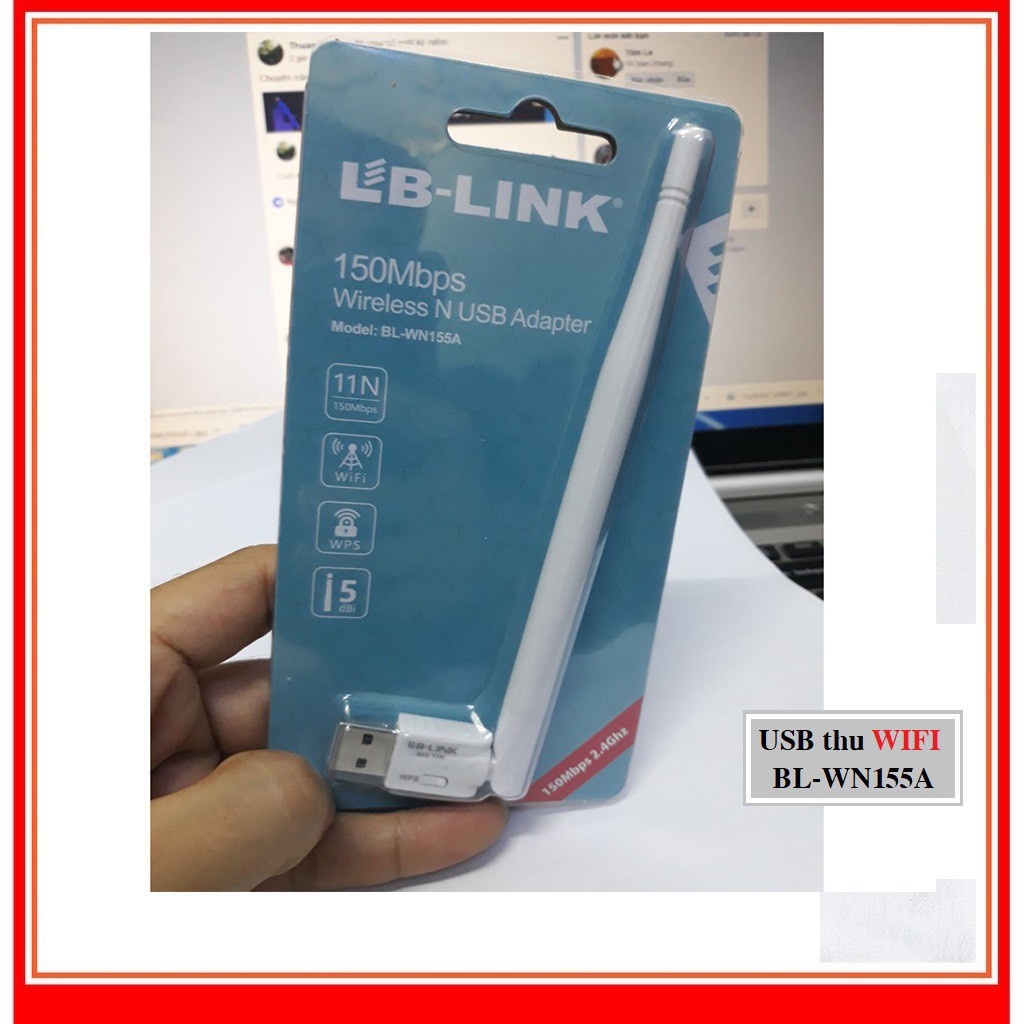 [HÀNG CHÍNH HÃNG] Usb thu Wifi LB link BL WN151 chính hãng | BigBuy360 - bigbuy360.vn