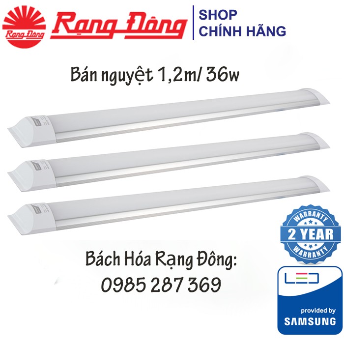 Đèn LED Bán Nguyệt Rạng Đông 36W 120 Cm (Chất Lượng KC Xuất Hàn Quốc), M16L 120/36W