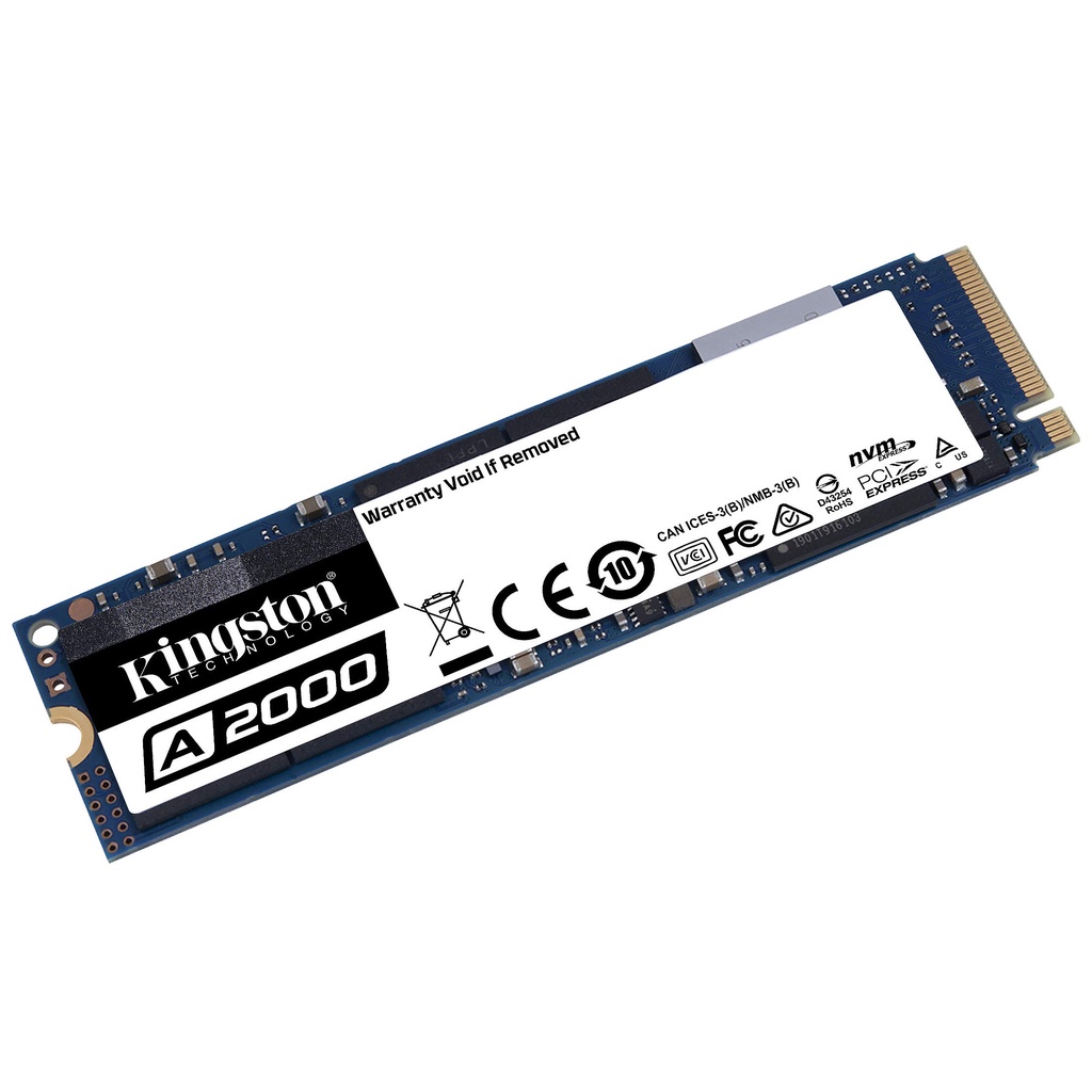 Ổ Cứng SSD KINGSTON A2000 1TB M.2 NVMe - SA2000M8/1000G NEW Chính hãng