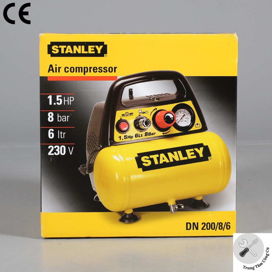 Máy nén khí không dầu 6L Stanley DN200/8/6