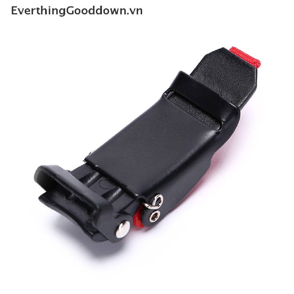 Everthinggooddown 1 Khóa Dây Mũ Bảo Hiểm Màu Đỏ Đen Tháo Gỡ Nhanh