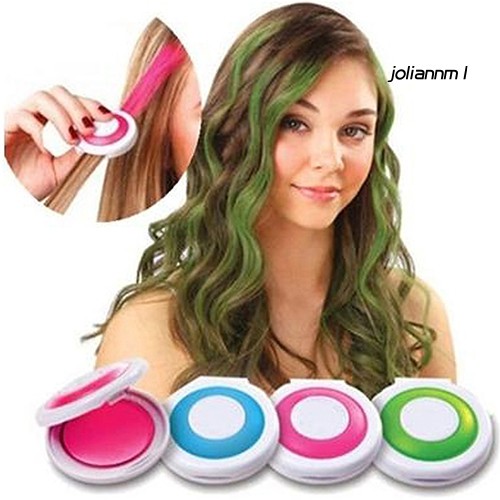 Set 4 phấn nén nhuộm tóc tạm thời màu sắc trẻ trung xinh xắn