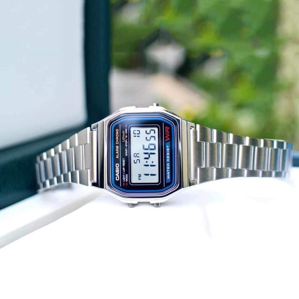 [CAO CẤP] Đồng hồ nữ dây thép không gỉ Casio Standard LA670WA-1DF chính hãng Anh Khuê (LA670WA-1SDF)