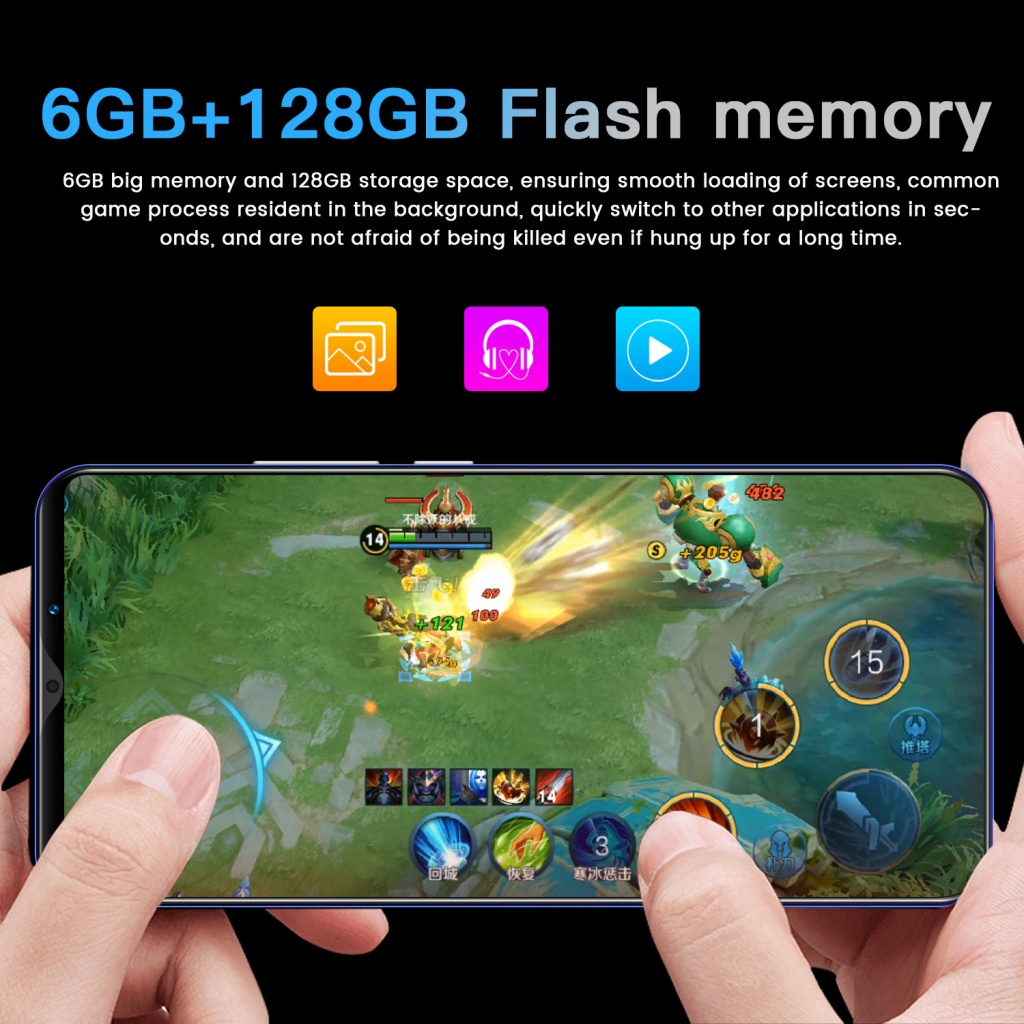 Điện thoại di động mới Note30 Plus  chơi game màn hình lớn 5G camera HD phiên bản 2022 hỗ trợ COD