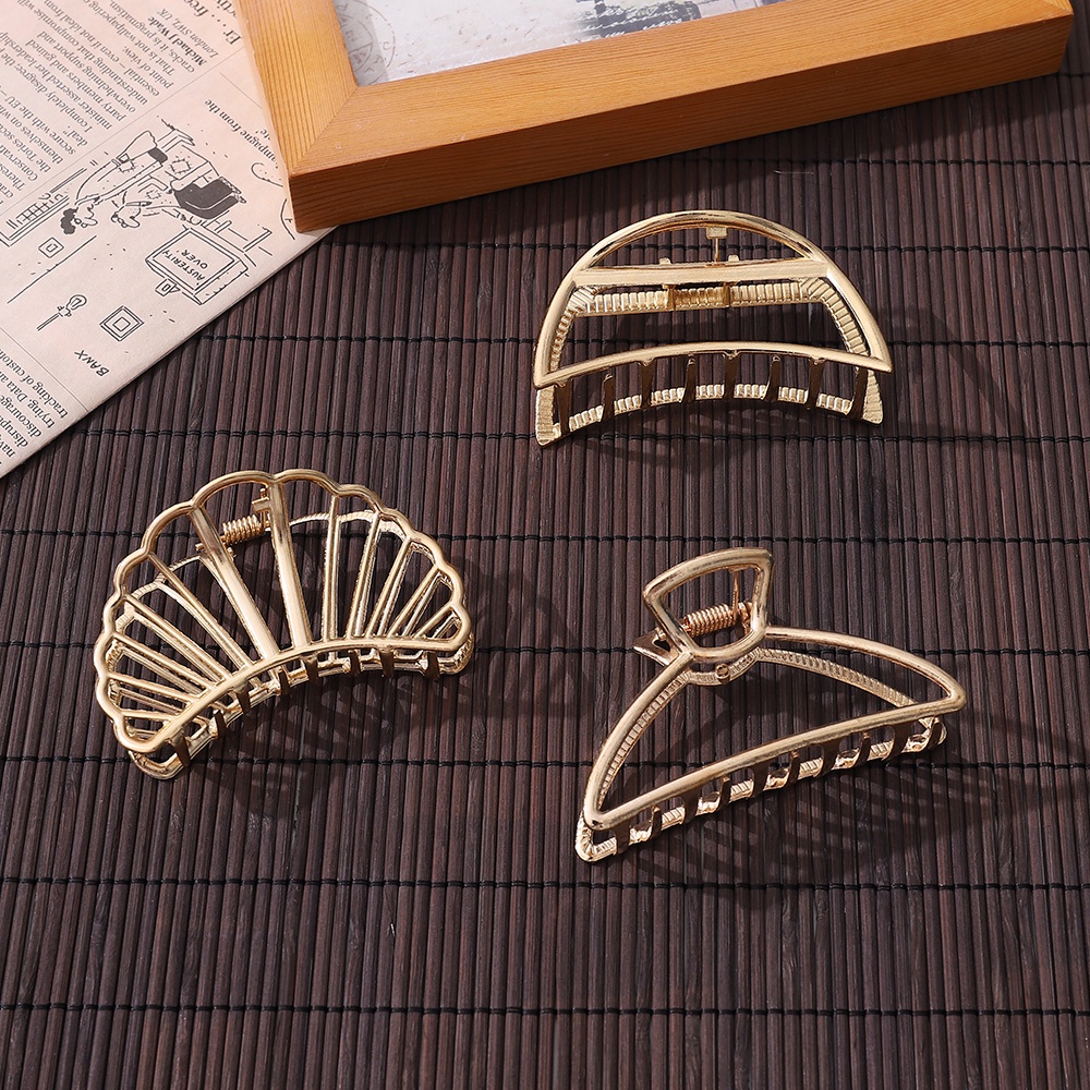 Kẹp Tóc Kim Loại Thiết Kế 6 Kiểu Dáng Khác Nhau Phong Cách Hàn Quốc