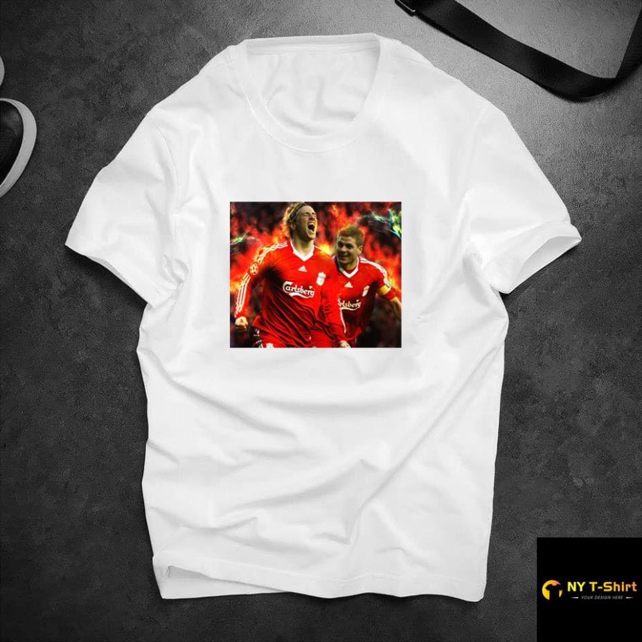 [Freeship] Áo Thun In Hình Gerrard và Torres Mã 03 - Áo In Hình Cầu Thủ Bóng Đá