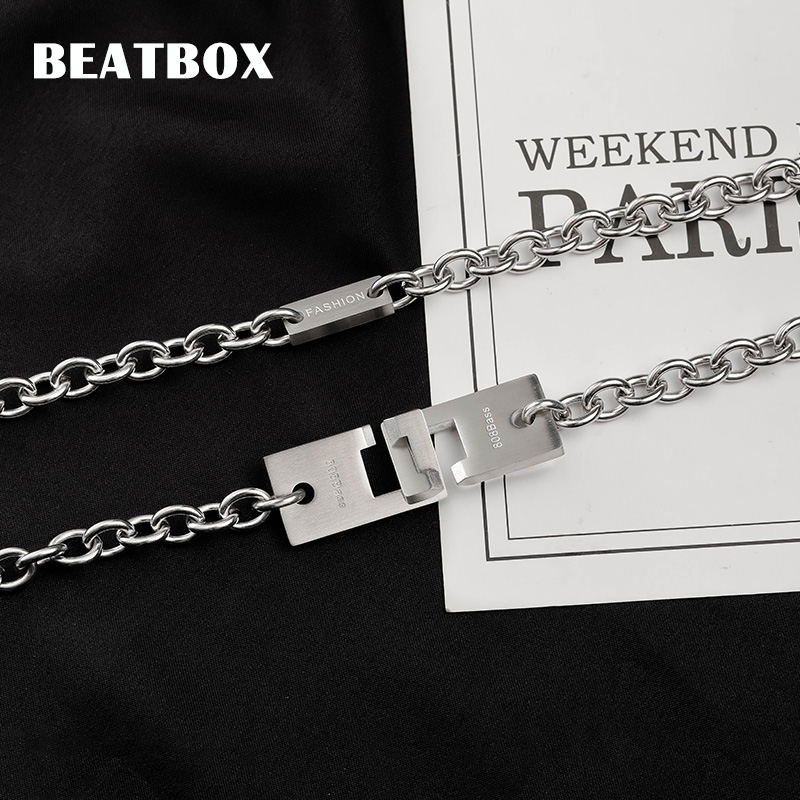 Vòng cổ kim loại phong cách hip hop đường phố cá tính