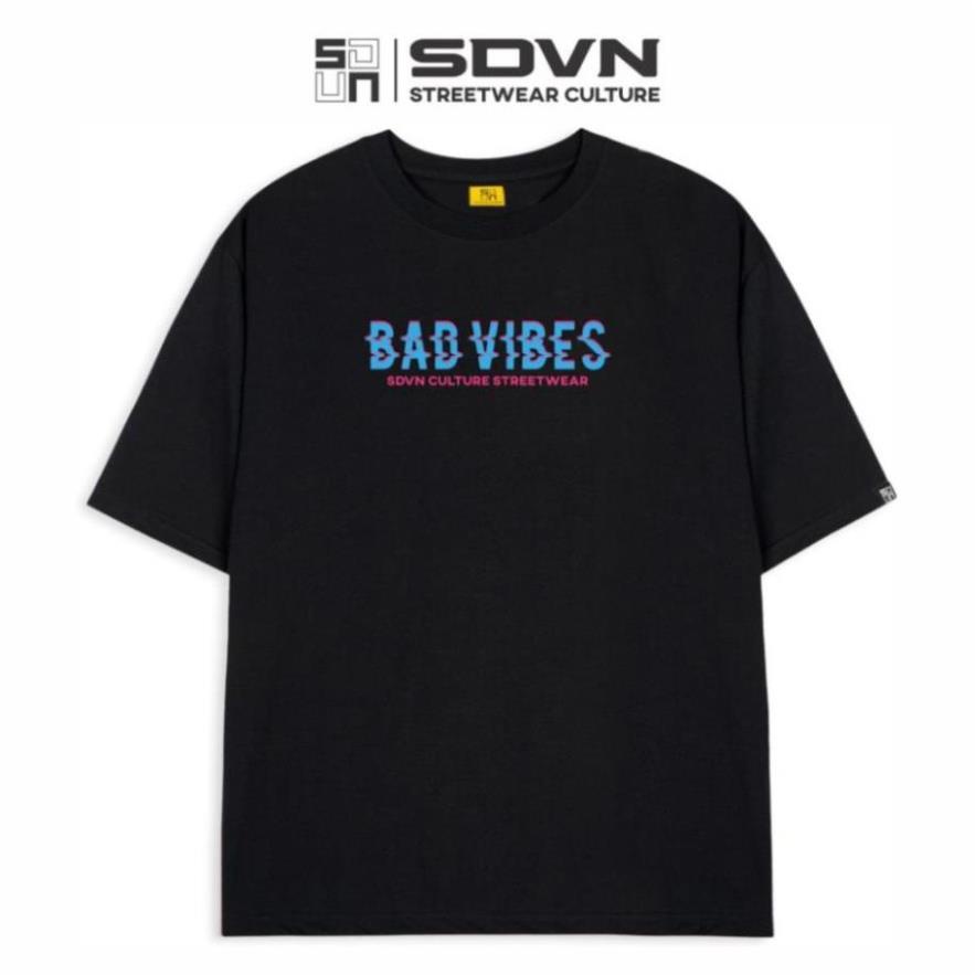 Áo Thun Unisex Nam Nữ SDVN BAD VIBES - Hàng nhập khẩu ! * ❕
