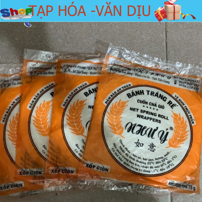 Combo 2 bánh tráng rế Như Ý 75g  ✅còn hàng ✅ tạp hóa Văn Dịu