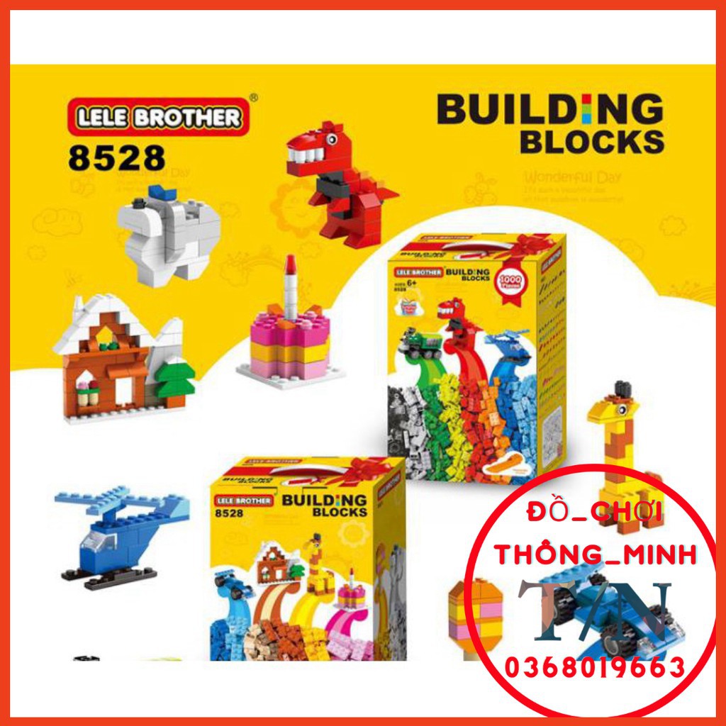 Bộ Lego 1000 chi tiết mẫu mới LeLe Brother