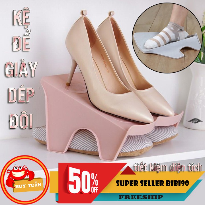 Kệ để giày dép đôi tiết kiệm diện tích hình chiếc ghế (KGD02)