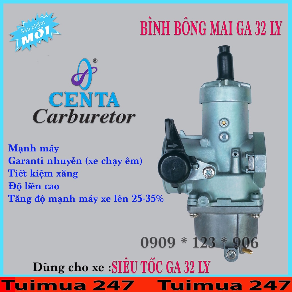 Bình Xăng Con  Centa 125 Ga 20 ly, Centa 150 Ga 24 ly, Centa 150 Ga 26 ly, Centa 175 Ga, SIÊU TỐC
