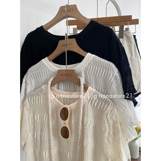 Áo pull xếp nhăn Nana21 Nanastore21