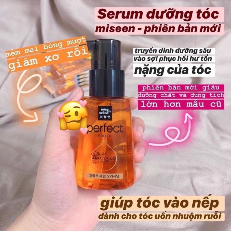 Tính Chất Dưỡng Tóc Missen Scene Perfect Serum Cho Dù Tóc Của Chị Em Đang Xoăn Xù Đơ Duỗi Thẳng Hay Tạo Kiểu