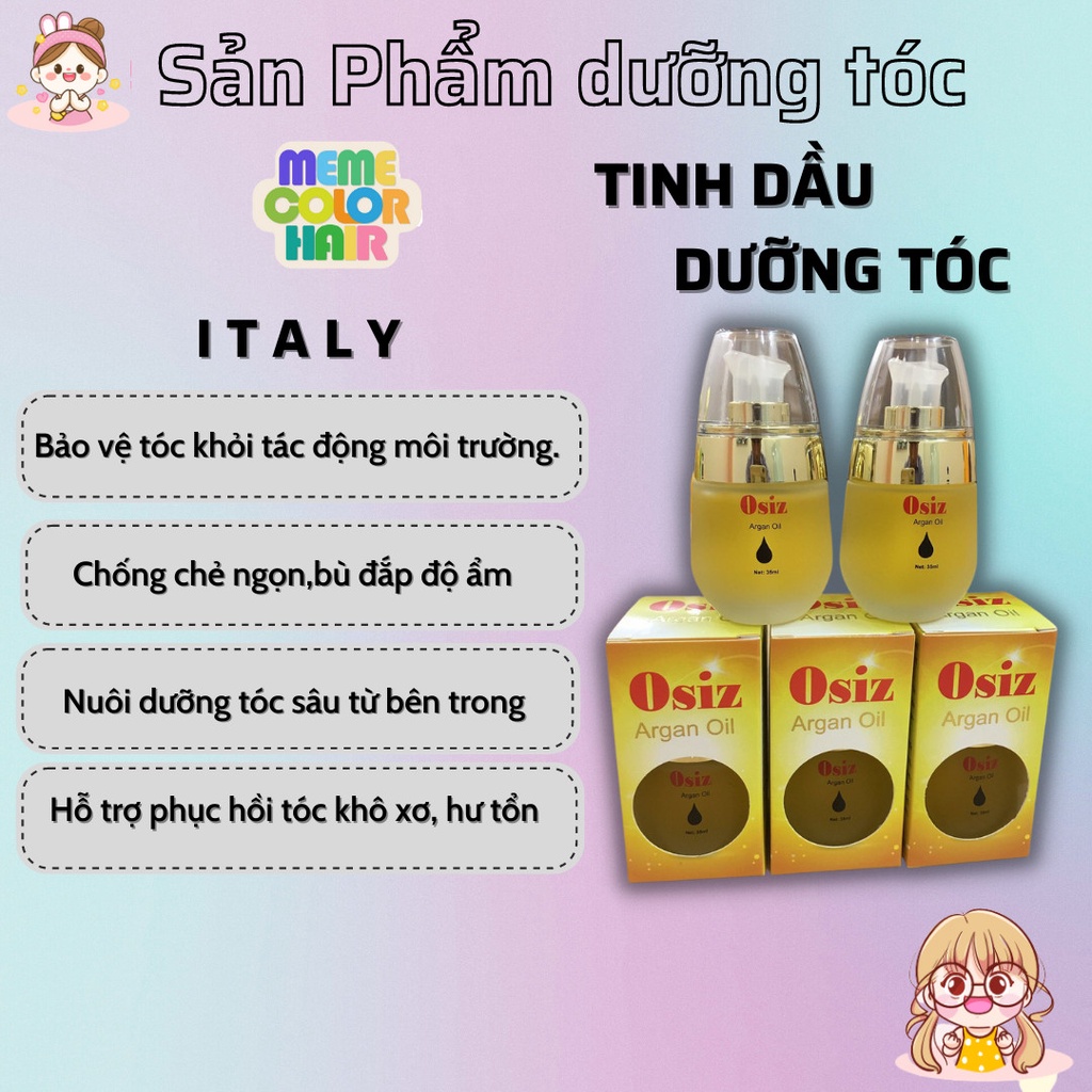 tinh dầu bảo vệ và phục hồi tóc [ serum dưỡng tóc ]