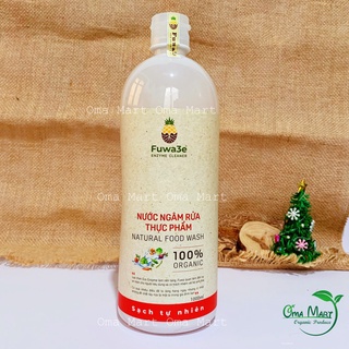 Nước ngâm rửa thực phẩm Fuwa3e 1L 100% từ enzym hoàn toàn tự nhiên