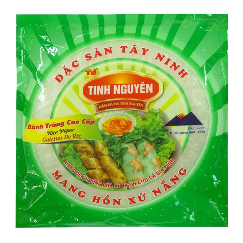 Bánh Tráng Ớt/Trắng Tinh Nguyên Gói 200G