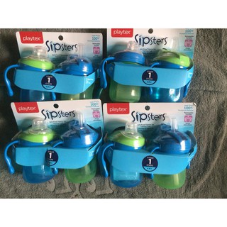 Set 02 bình tập uống nước Playtex cho bé 180ml