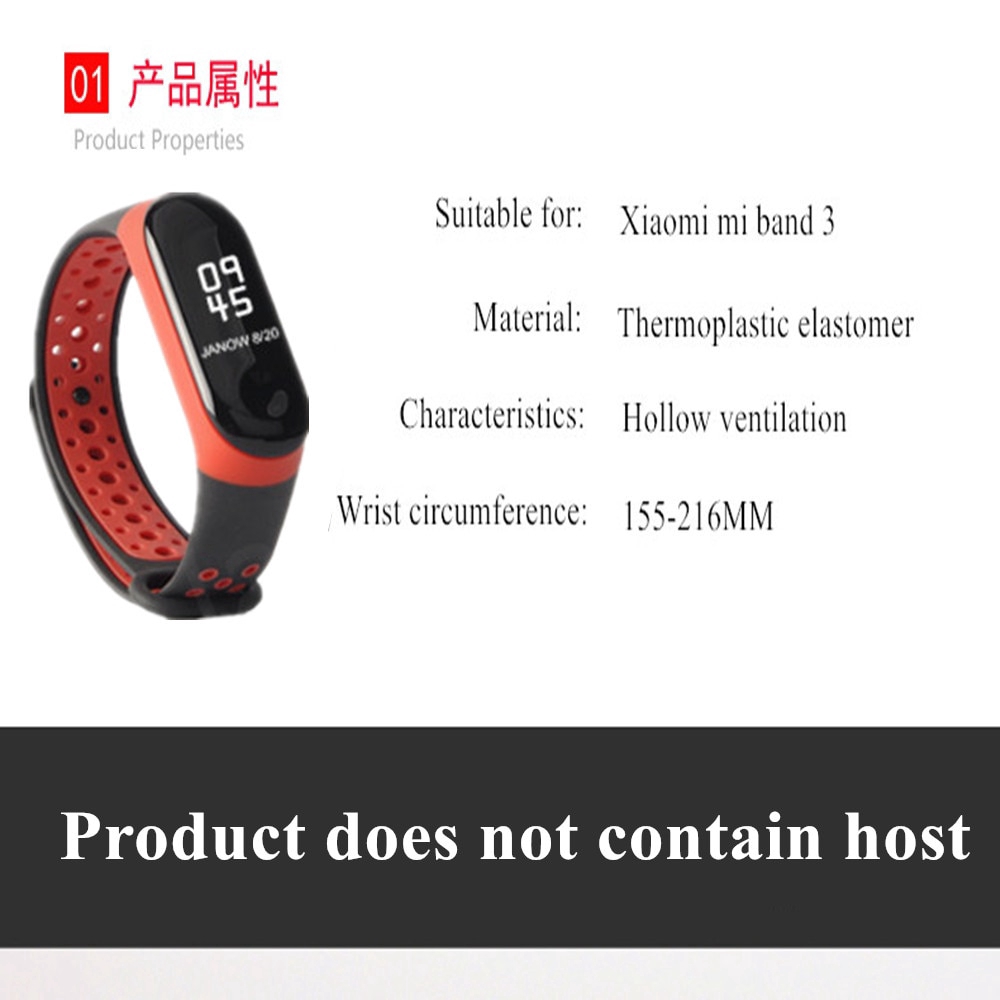 Dây đeo silicon thay thế thiết kế sọc gân nổi cho Mi Band 4