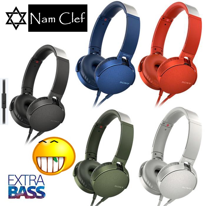 Tai nghe Sony ExtraBass MDR-XB550AP XB550AP - Chính hãng Sony Việt Nam