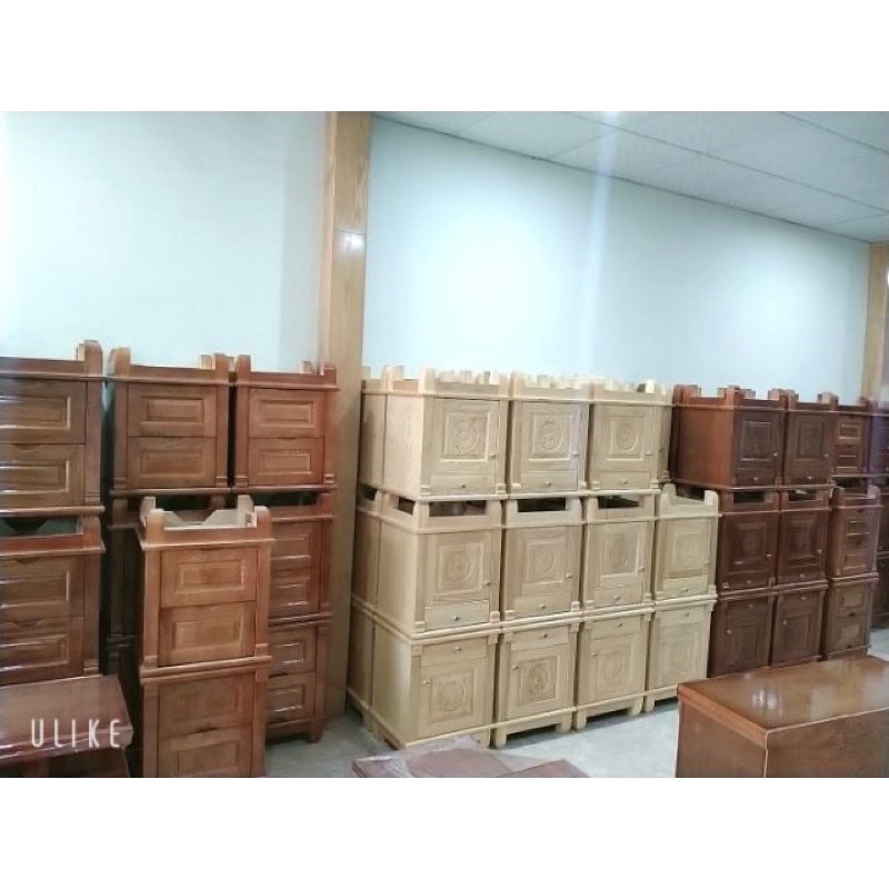 Kệ gỗ sồi ,táp đầu giường hai màu