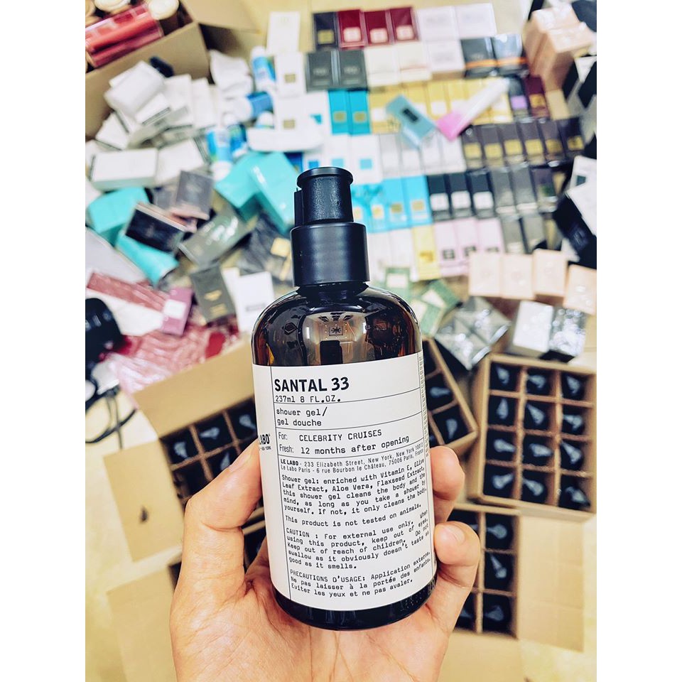 [𝗟𝗘𝗟𝗔𝗕𝗢] (Chính Hãng) Sữa Tắm Thơm Cao Cấp Le Labo Santal Mùi 33 237ml | WebRaoVat - webraovat.net.vn