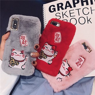 ỐP IPHONE LÔNG MÈO THẦN TÀI