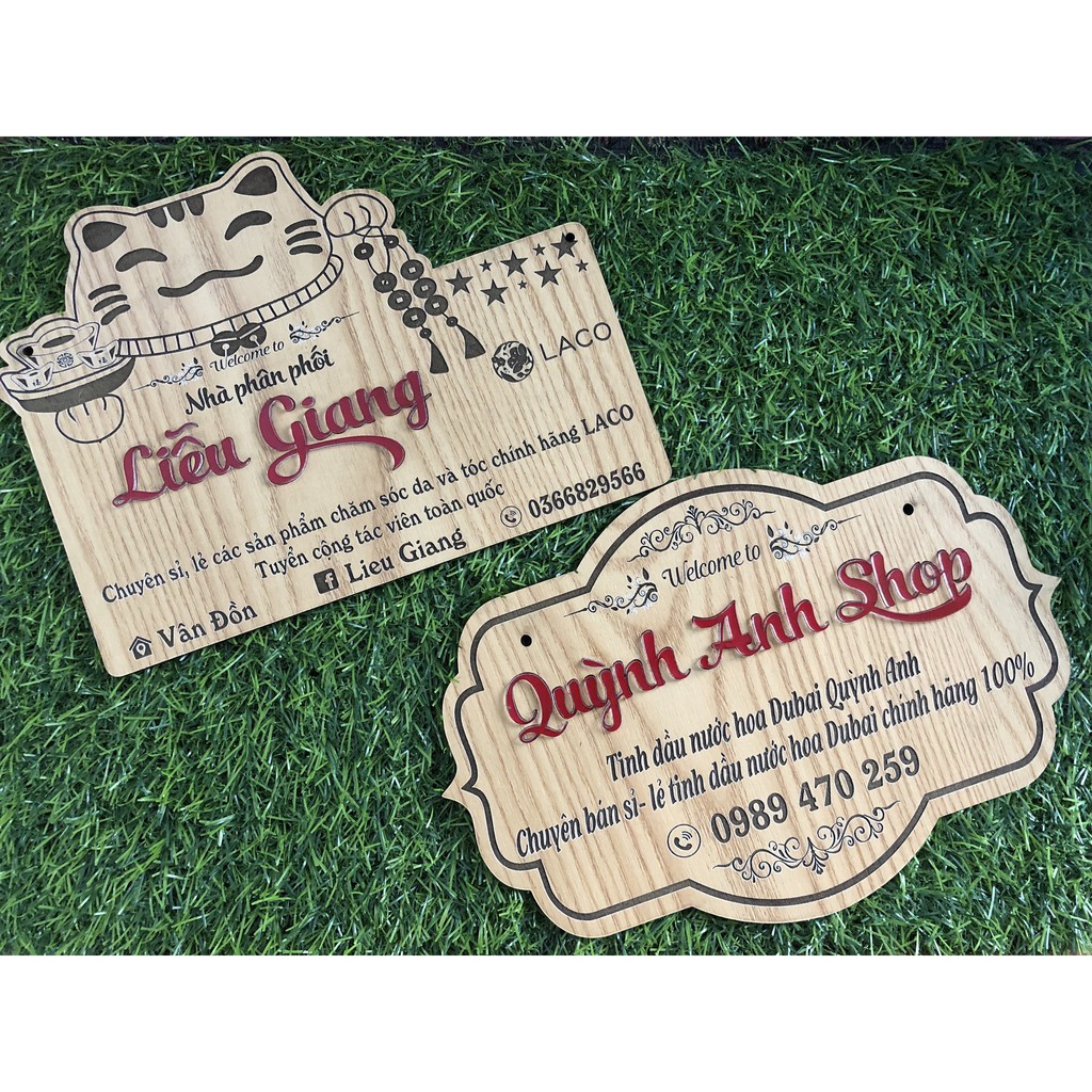 [BẢNG GỖ DECOR SHOP] - Thiết kế theo yêu cầu - Free thiết kế