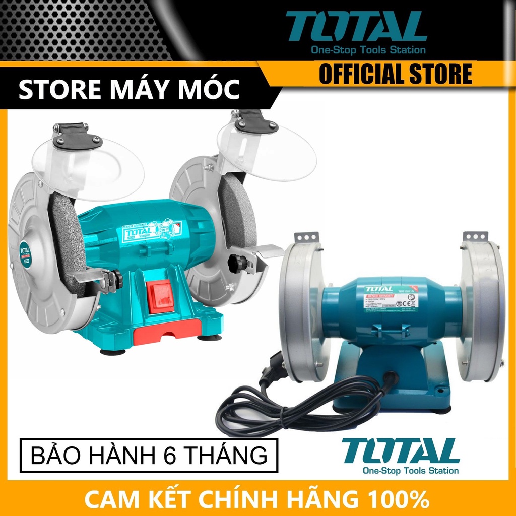 Máy mài để bàn 2 đá 150W 6' (150mm) TOTAL TBG15015
