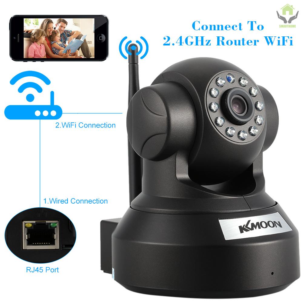 Camera Ip Wifi Không Dây Kkmoon 720p Hd H.264 1mp Pnp P2P Ap | BigBuy360 - bigbuy360.vn