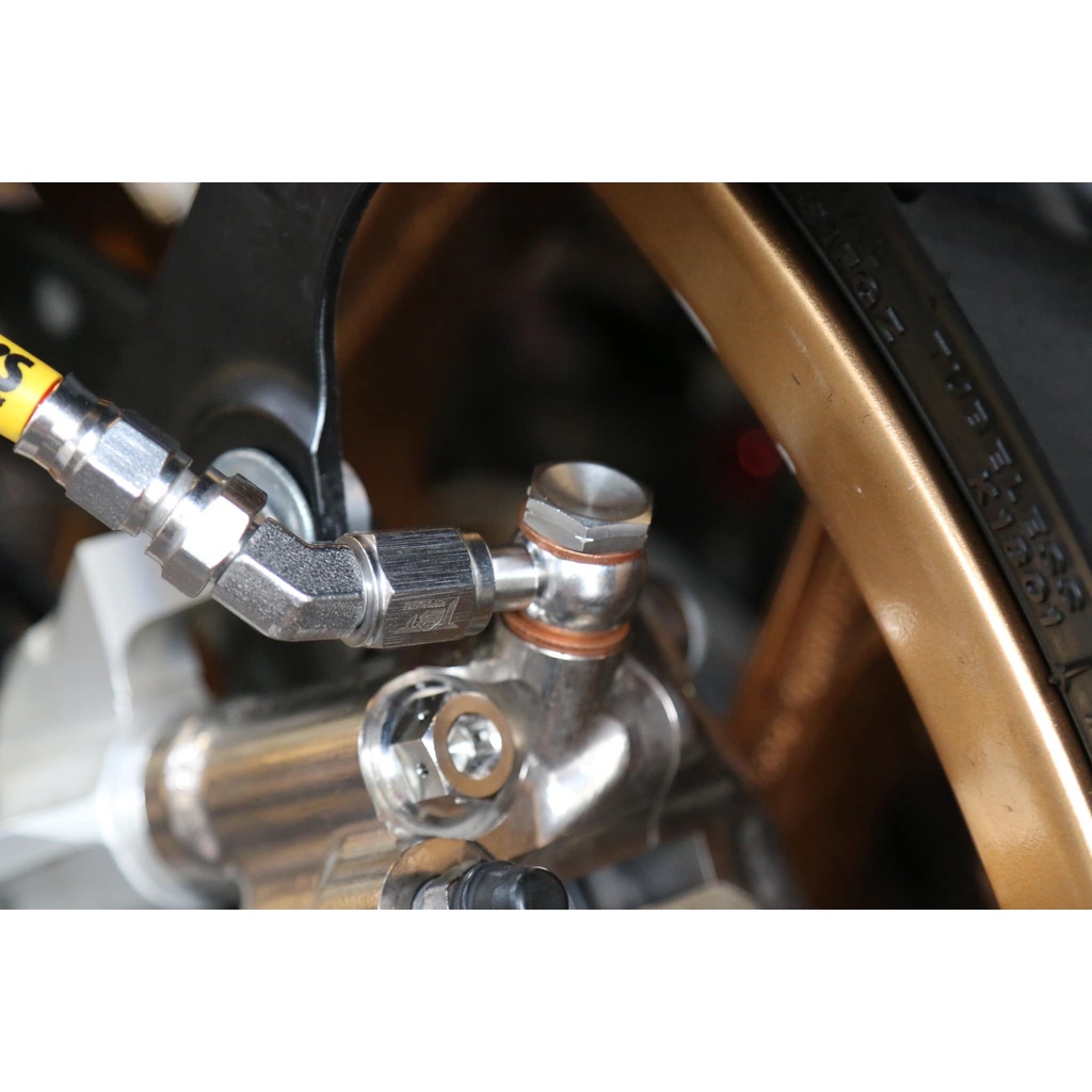 Ốc dầu HEL UK inox 304 gắn heo brembo nissin frando cho các dòng xe trên thị trường