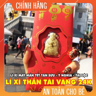 Bao Lì Xì Thần Tài Mạ Vàng May Mắn Rước Tài Lộc 2021 ❤️FREE SHIP❤️ Quà Tết Ý Nghĩa – May Mắn Cho Ngày Vía Thần Tài