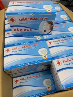 Khẩu trang kháng khuẩn 🍅FREE SHIP🍅 Khẩu trang y tế Bảo Huy