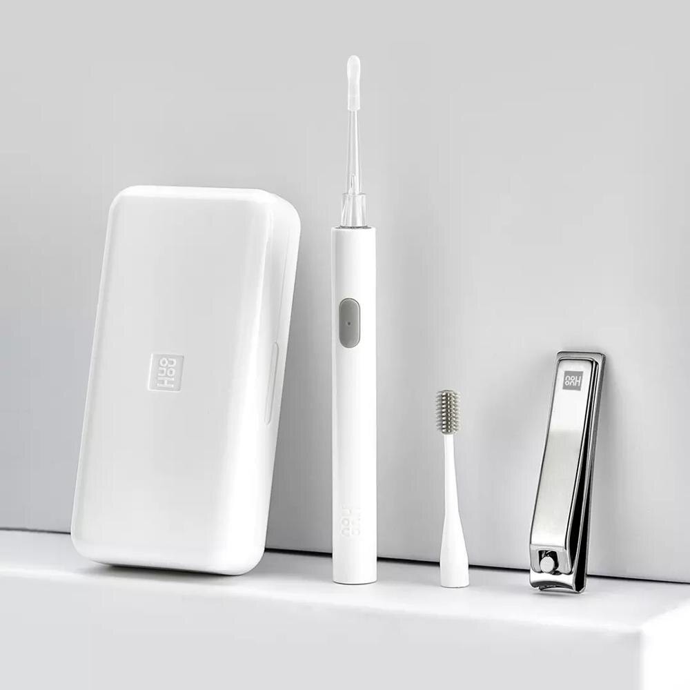 Hộp dụng cụ lấy ráy tai phát sáng và cắt móng tay inox Xiaomi Youpin Huohou HU0125