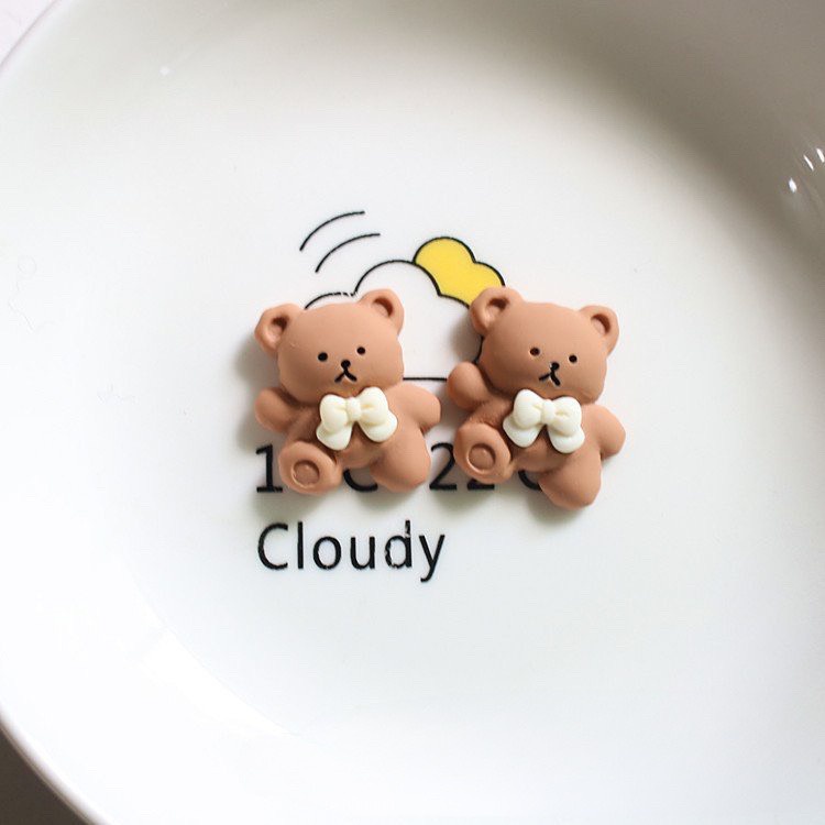 Nút Gắn Jibbitz, Sticker, Charm Trang Trí Giày Dép Hình Gấu, Thỏ Đáng Yêu, Xinh Xắn - HQ37