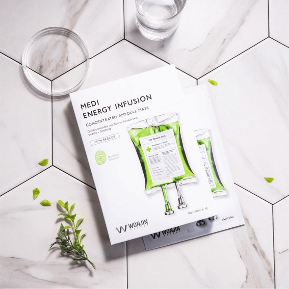 Mặt nạ Wonjin Medi Cell Rejuvenation Concentrated Ampoule Mask giúp nâng cơ và trẻ hóa da