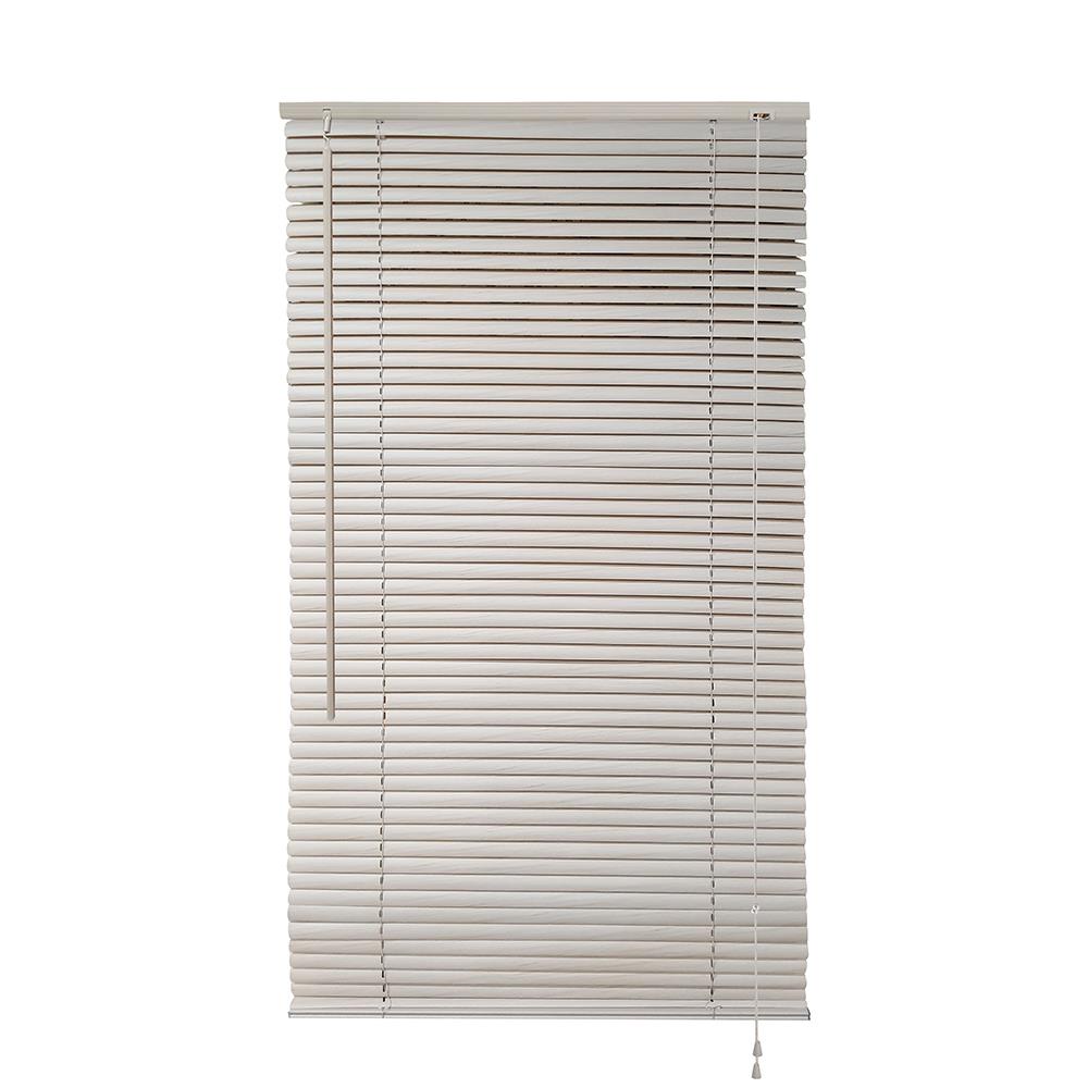 HomeBase HLS Rèm màn cửa cuốn bằng Vinyl WOOD W120xH160xD0,25 màu kem