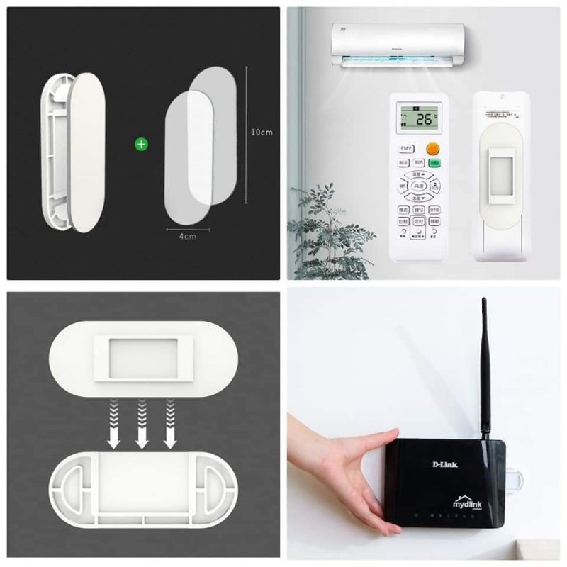 Miếng dán cố định ổ cắm điện, remote, cục phát wifi