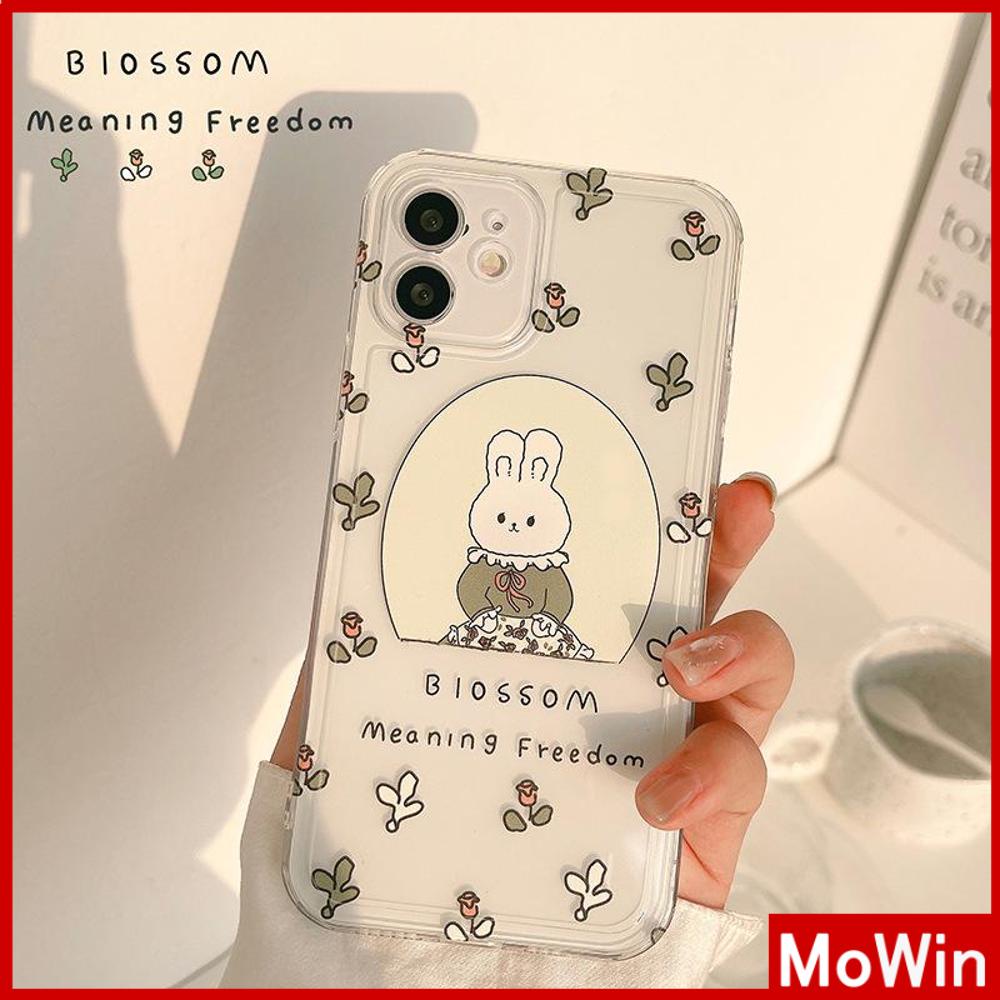 Ốp Điện Thoại Silicon Trong Suốt Viền Vuông Bảo Vệ Camera Chống Sốc Cho iPhone 13 Pro Max 12 Pro Max 11 7 Plus