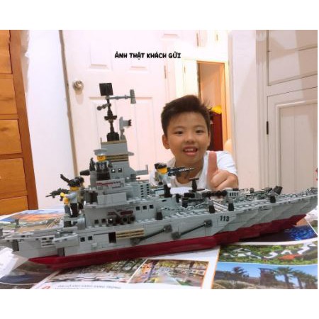 [Bộ xếp hình 1000 CHI TIẾT] BỘ ĐỒ CHƠI XẾP HÌNH LEGO TÀU CHIÊN ,  CHIẾN HẠM THẦN TỐC