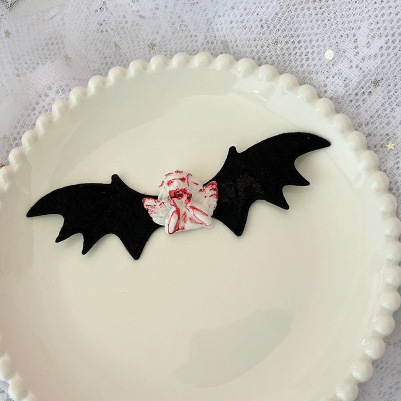 Kẹp Tóc Hình Đầu Lâu/ Dơi Độc Đáo Dùng Hóa Trang Halloween
