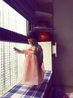 bộ Hanbok cho bé