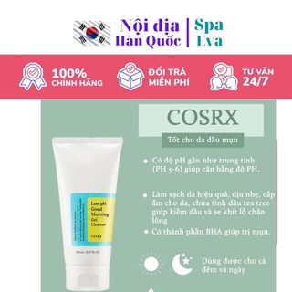 (NHẬP KHẨU KOREA) Sữa rửa mặt Cosrx Low PH Good Morning Gel Cleanser