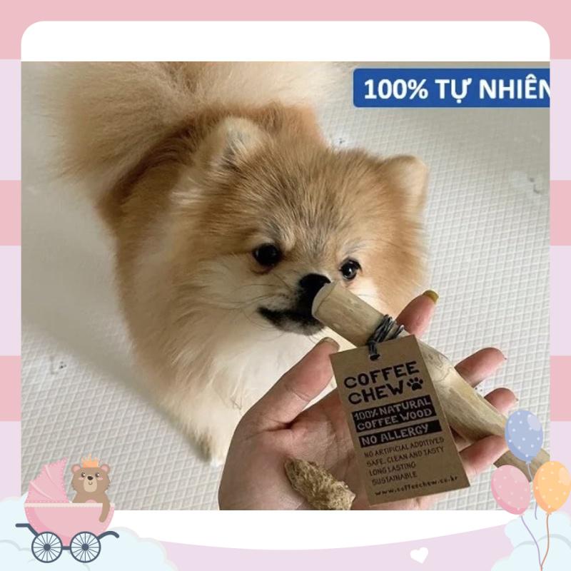 Coffe Wood Chew Xương Chó Làm Bằng Thanh Gỗ Cà Phê Tự Nhiên Dành Cho Chó Mèo