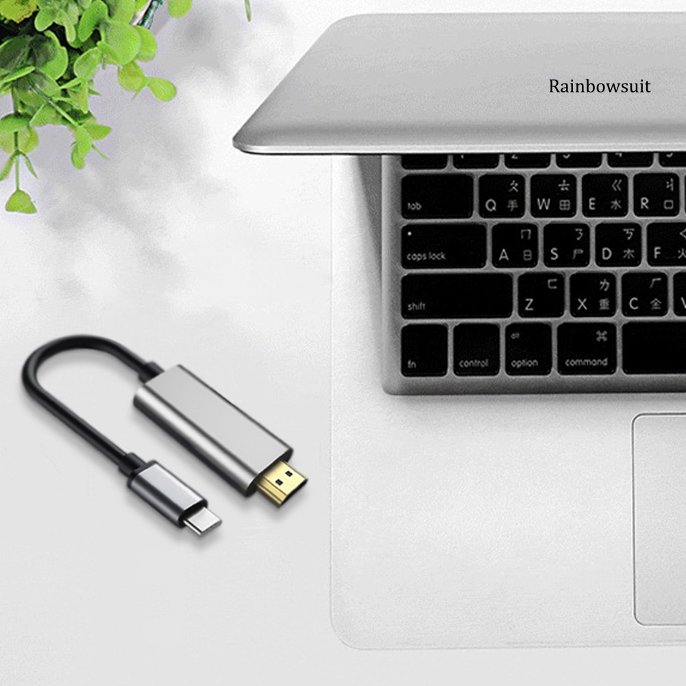 Dây Cáp Chuyển Đổi Usb Type C Sang Hdmi 4k Dài 1.8m Cho Macbook